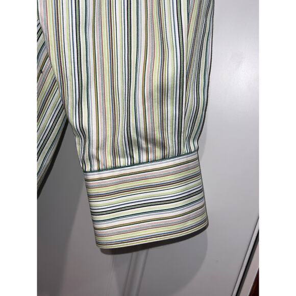 Thomas Dean Shirt Men's Long Sleeve Cotton Button Up Size XL - Picture 6 of 7